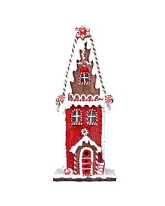 Gisela Graham LED Gingerbread House Christmas Ornament